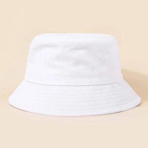 Mens White Bucket Hat
